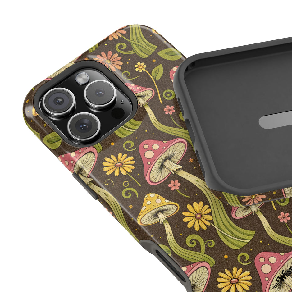 Magic Mushroom Extreme Impact MagSafe Phone Case - Embrace Nature's Charm with Ultimate Protection
