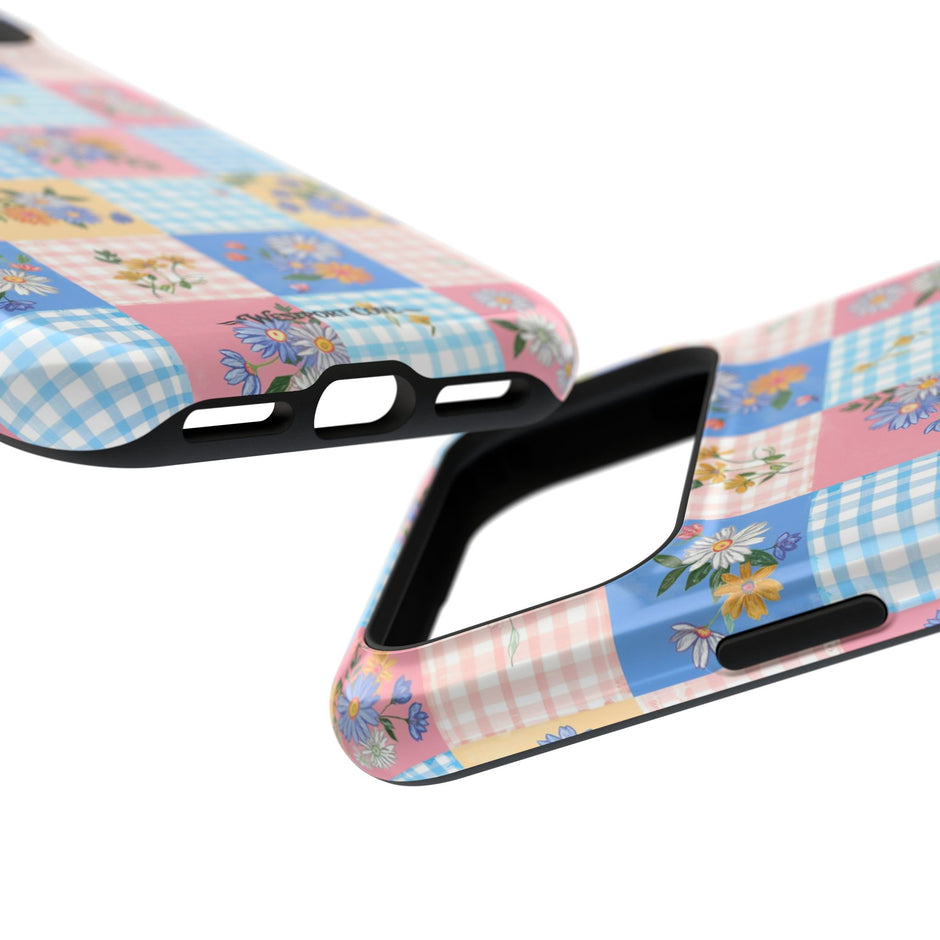 Pastel Floral Patchwork Extreme Impact MagSafe Phone Case