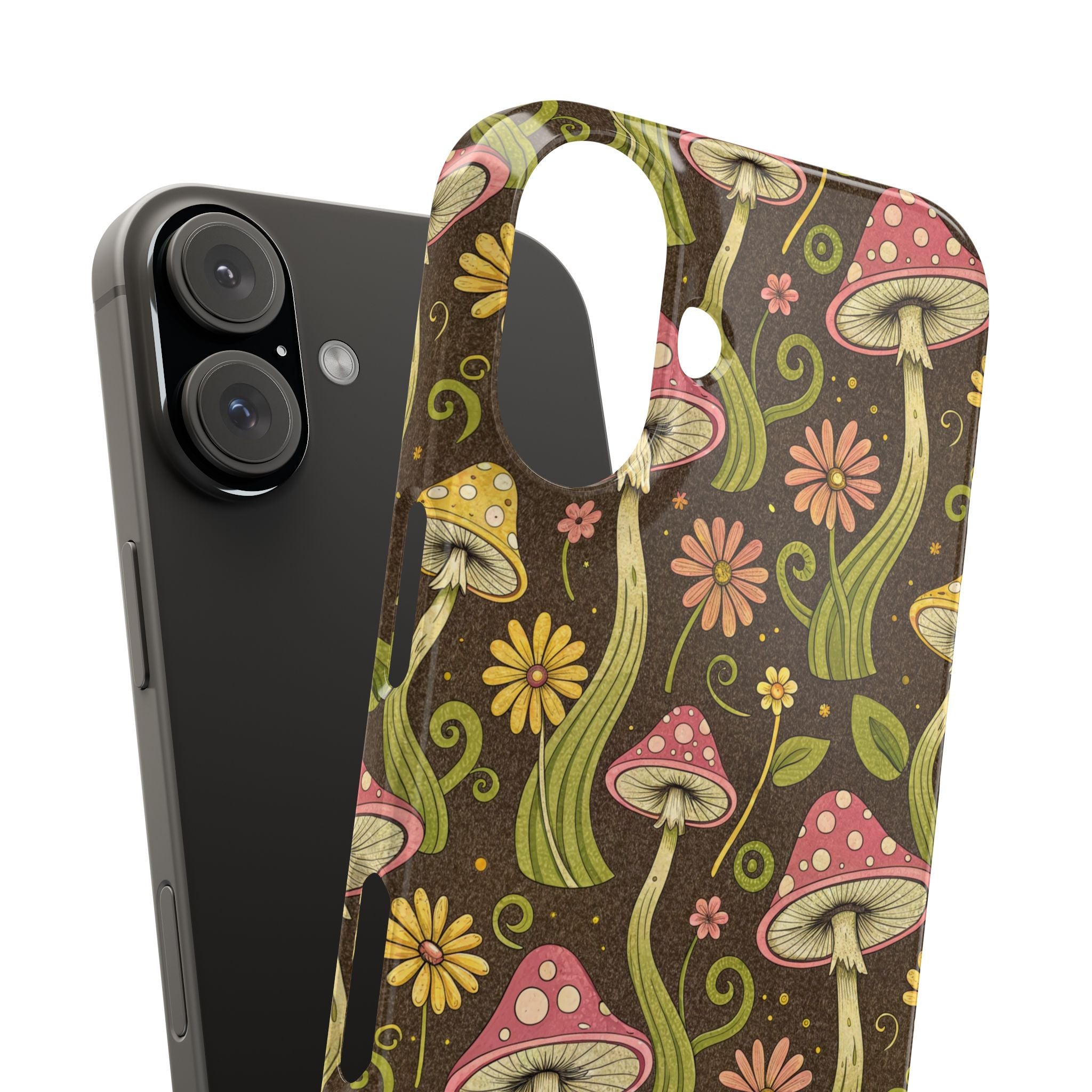 Magic Mushroom - Essential Phone Case – Retro Psychedelic Botanical Design