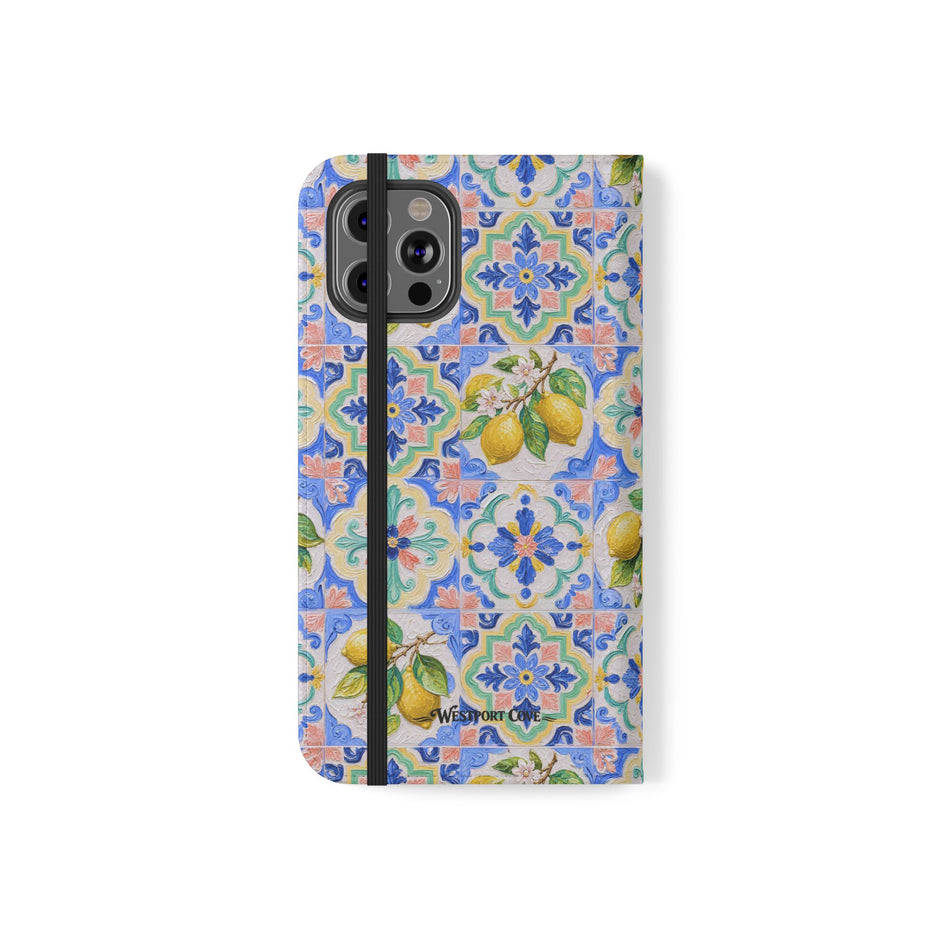 Santorini Lemon - Flip Case
