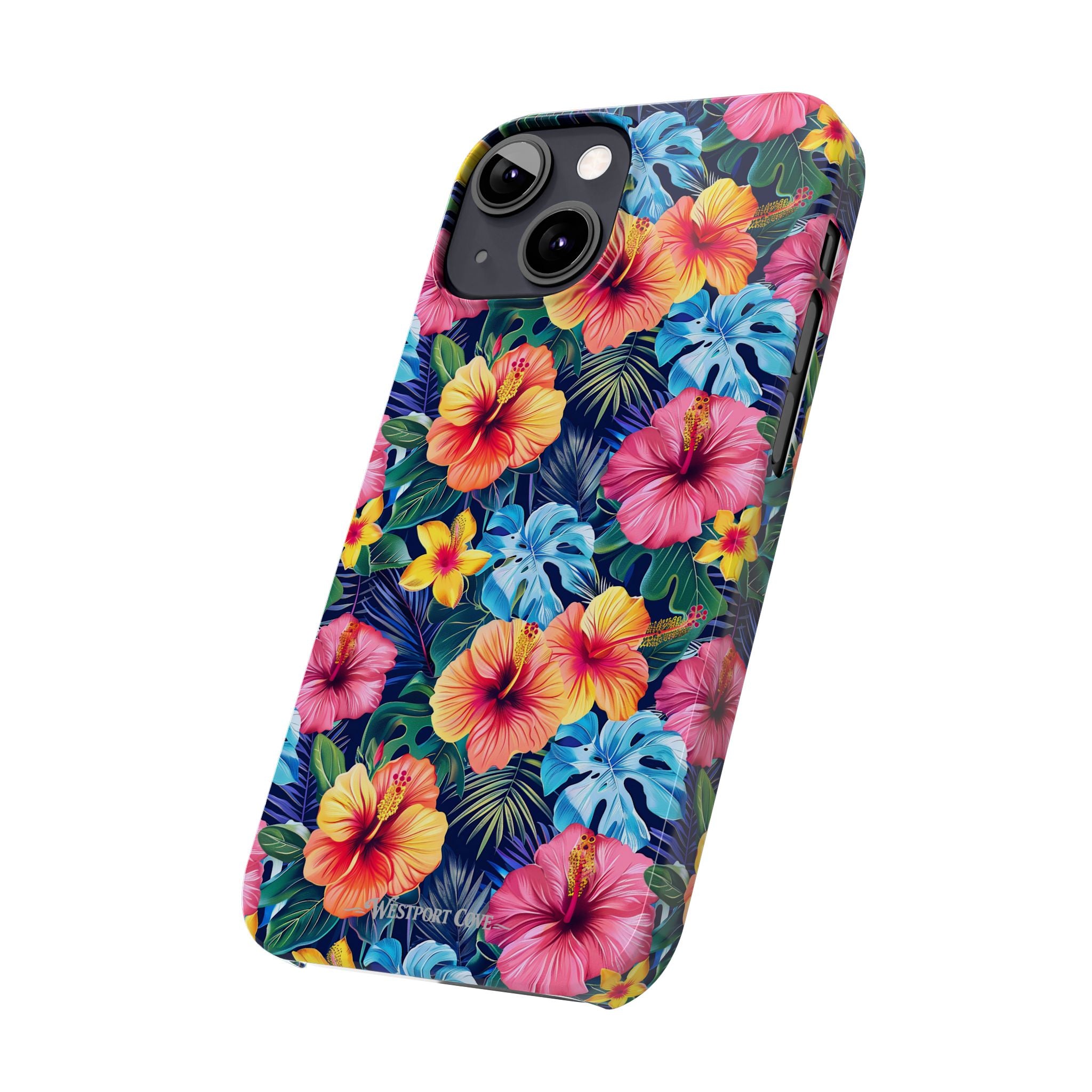 Tropical Hibiscus - Essential Phone Case — Floral Beach Vibe Phone Cover