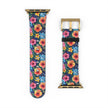 Floral Hibiscus - Apple Watch Band -Colorful Tropical Watch Strap