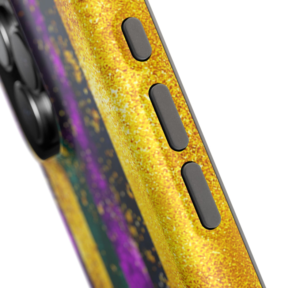 Mardi Gras Stripe - Extreme Impact MagSafe Phone Case