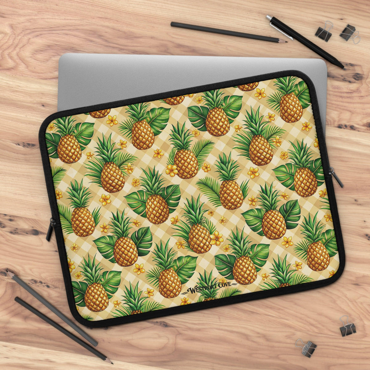 Fine-apple Laptop Sleeve – Tropical Fruit Protective Case