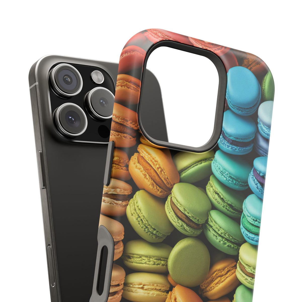 Rainbow Macarons  - Extreme Impact MagSafe Phone Case