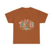 Teacher Floral Graphic Tee — Vintage Bow & Floral 