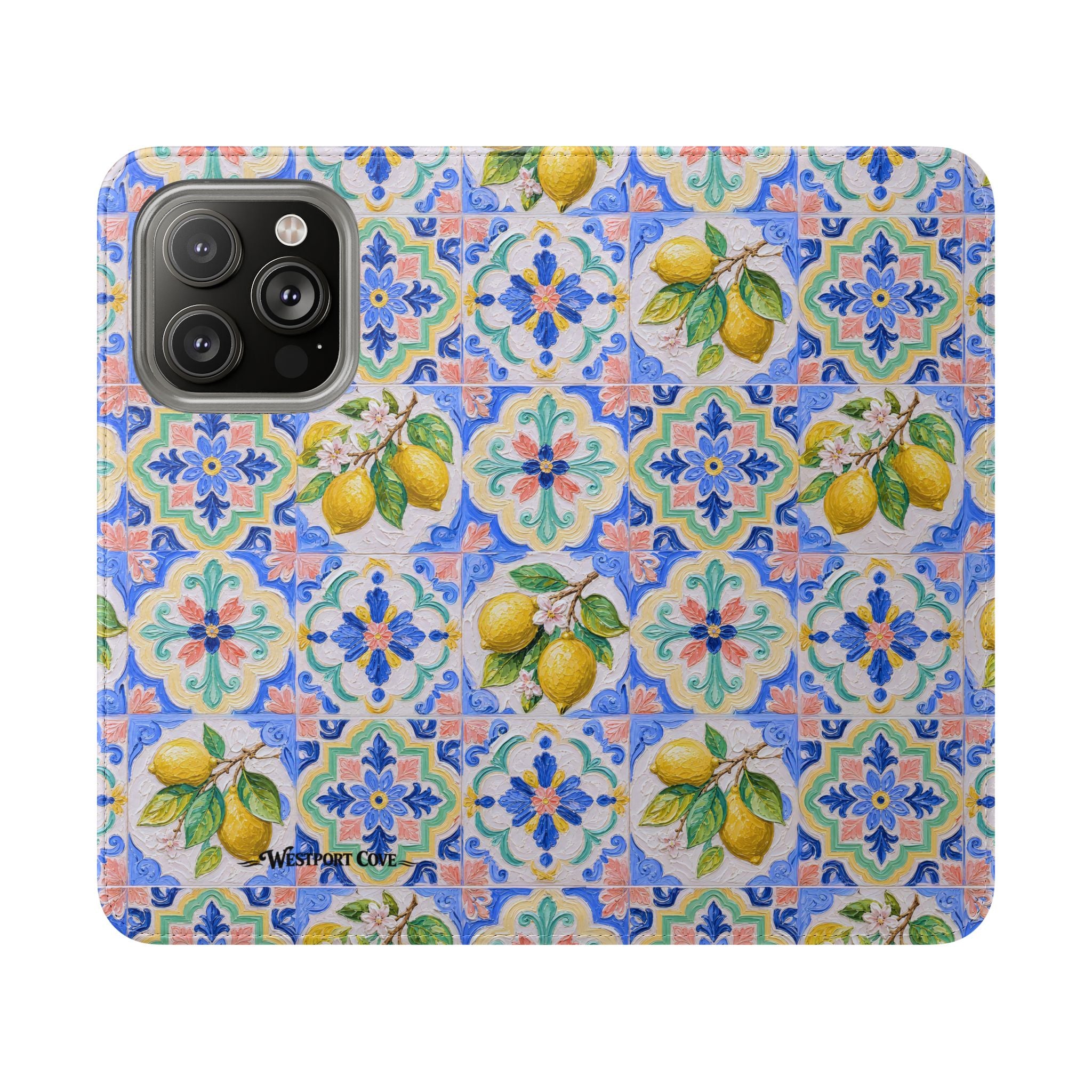 Santorini Lemon - Flip Case
