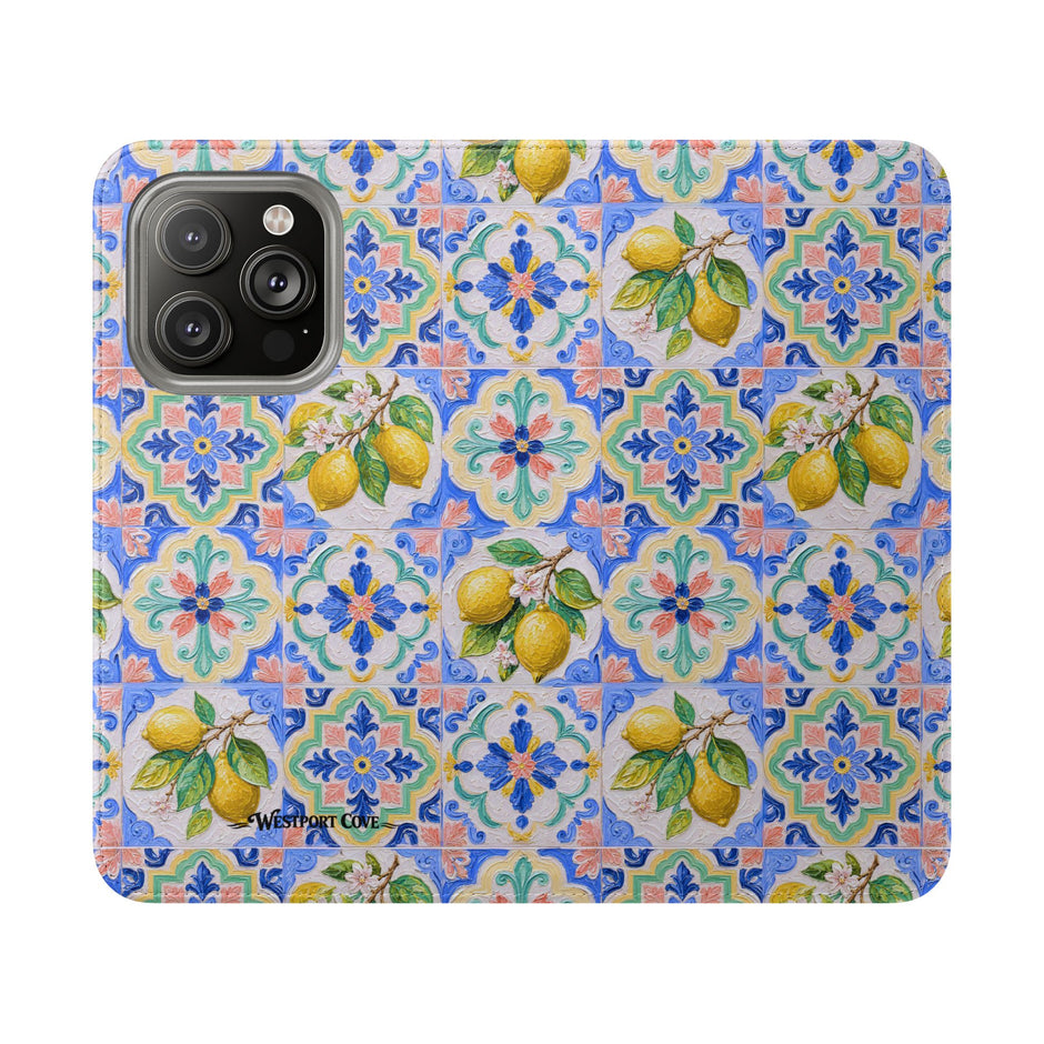 Santorini Lemon - Flip Case