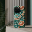 Teal Peony - Extreme MagSafe Phone Case