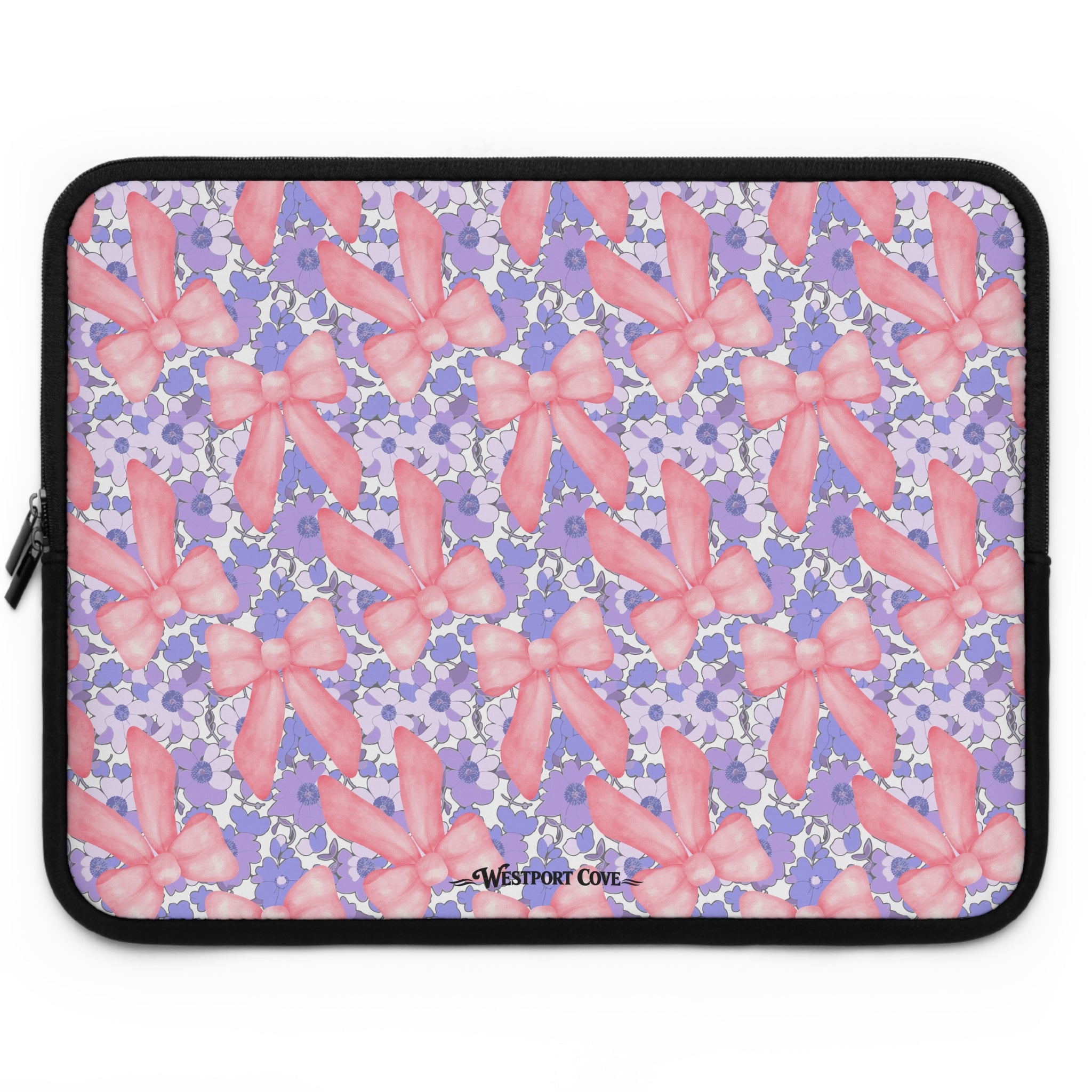 Bow Floral - Safe Harbor Laptop Sleeve