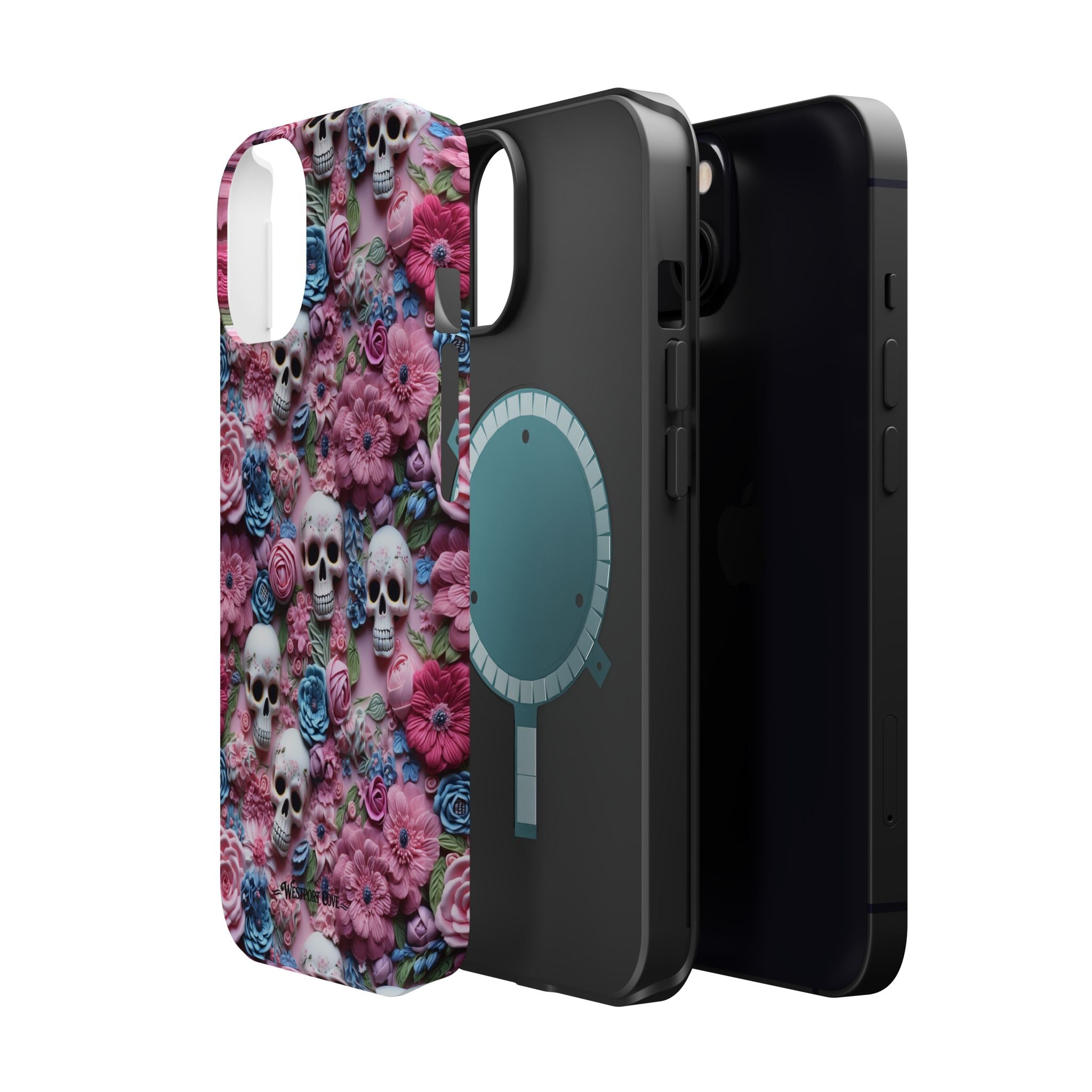 Floral Skull - Extreme MagSafe Phone Case