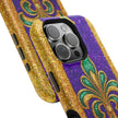 Mardi Gras Glitter Fleur - Extreme Impact MagSafe Phone Case