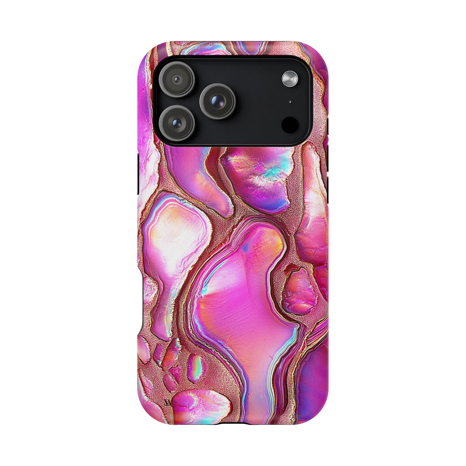 Pink Agate - Extreme Impact MagSafe Phone Case