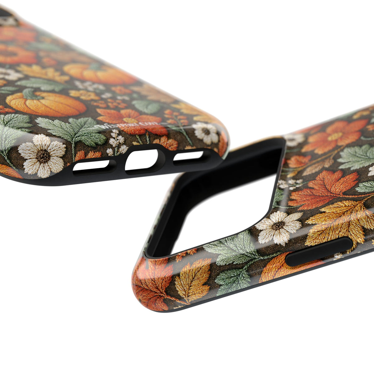 Embroidered-Look Pumpkin Floral | Extreme Impact MagSafe Phone Case