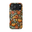 Embroidered-Look Pumpkin Floral | Extreme Impact MagSafe Phone Case