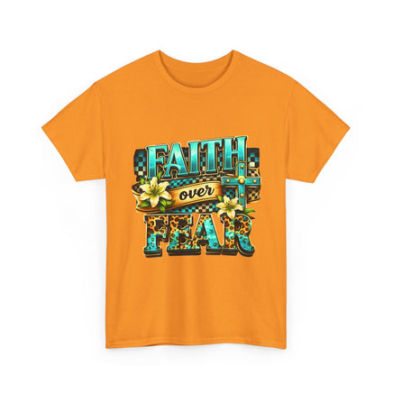 Faith Over Fear T-Shirt — Inspirational Christian Graphic Tee