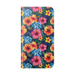 Tropical Hibiscus Flip Phone Case — Floral Wallet Flip Case with Card Slots
