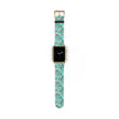 The Blue - Daisy Meadow Floral Apple Watch Band – Teal Daisy Apple Watch Strap