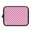 Pink Gingham Laptop Sleeve - Stylish Protection for Your Device