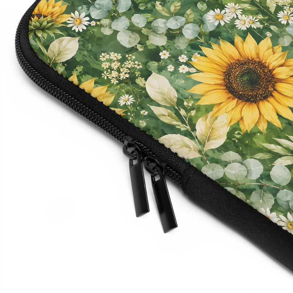 Sunflower Garden - Safe Harbor Laptop Sleeve