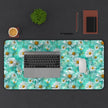 The Blue Daisy Meadow Desk Mat