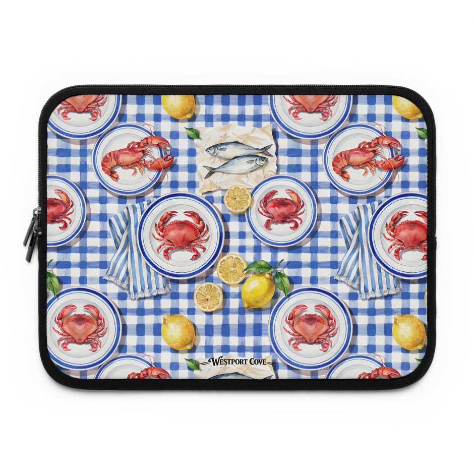 Seafood Picnic - Safe Harbor Laptop Sleeve