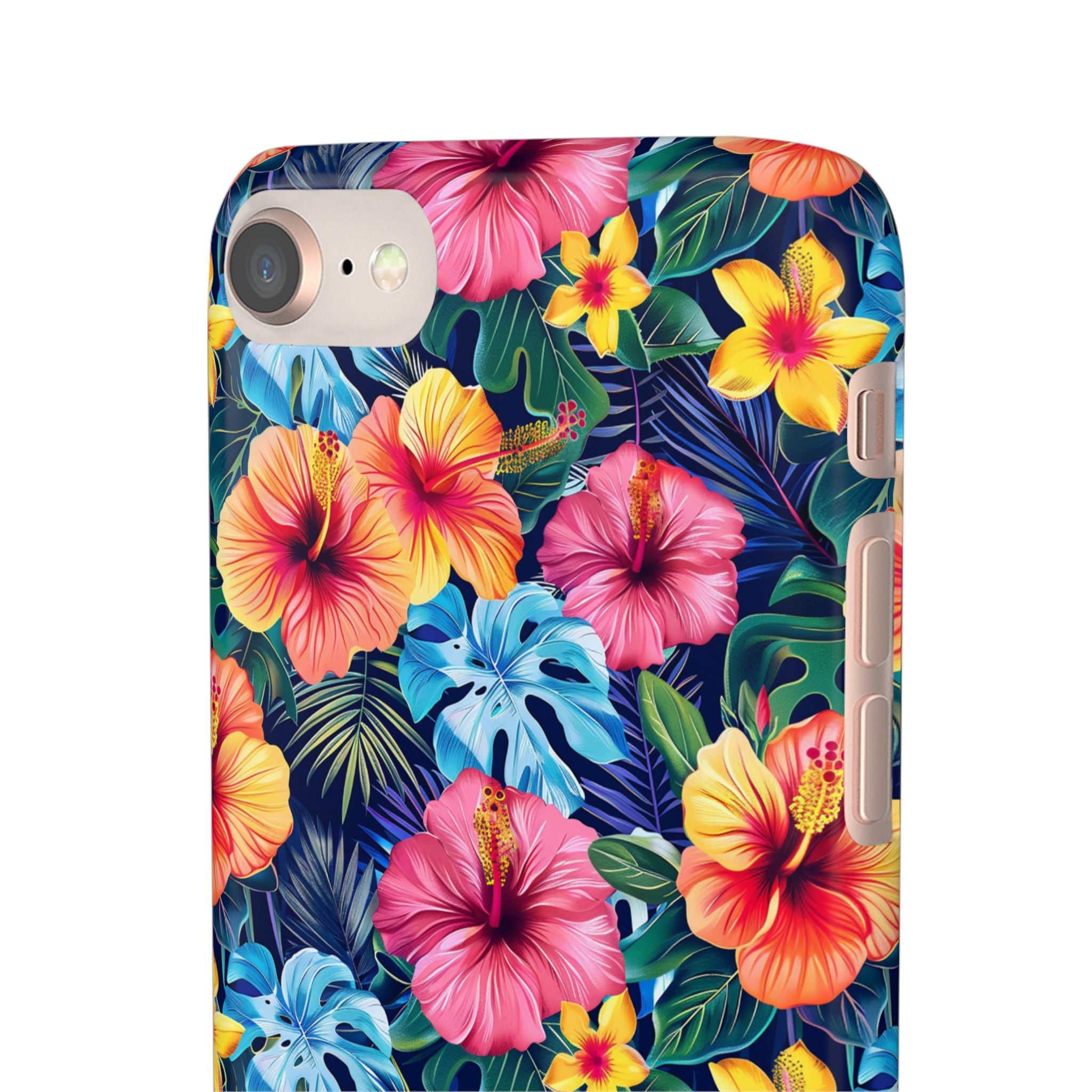 Tropical Hibiscus - Elite Phone Case — Floral Hawaiian Pattern Phone Cover
