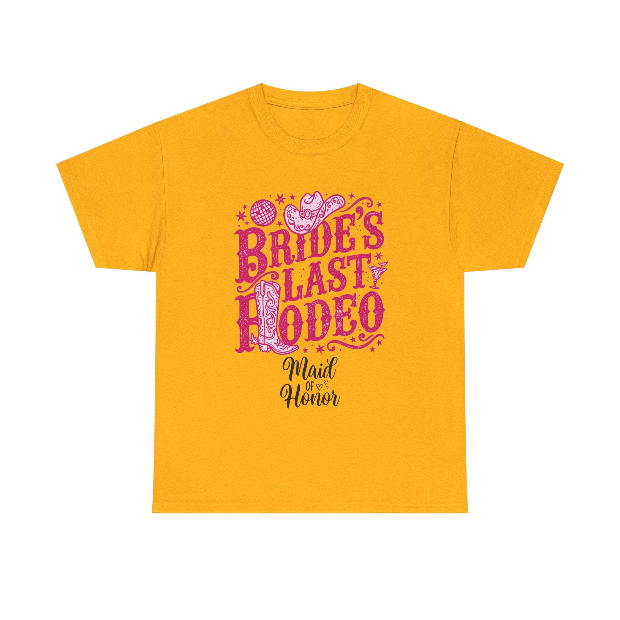 Bride's Last Rodeo T-Shirt — Maid of Honor Bachelorette Western Tee