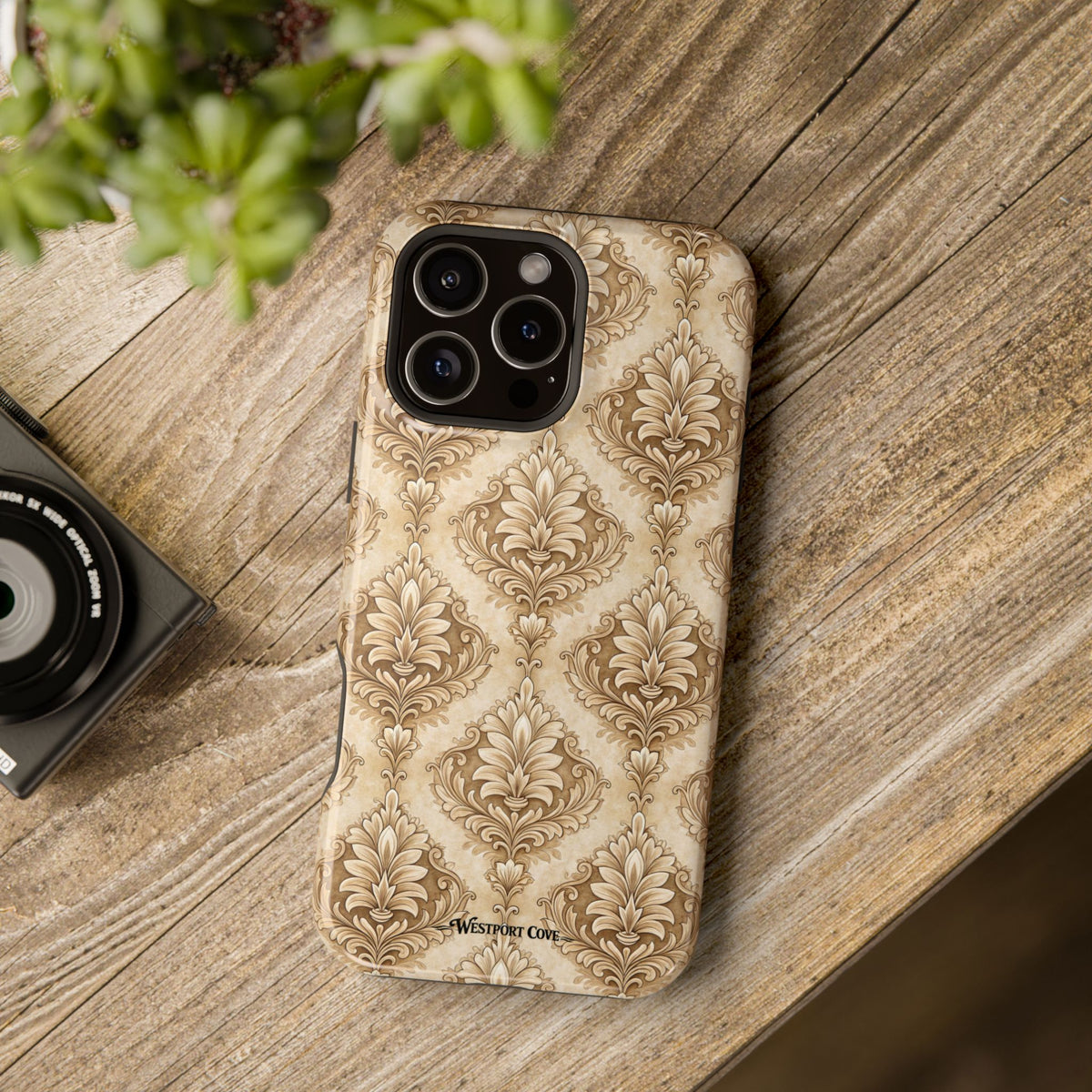 Damask Taupe - Extreme MagSafe Phone Case