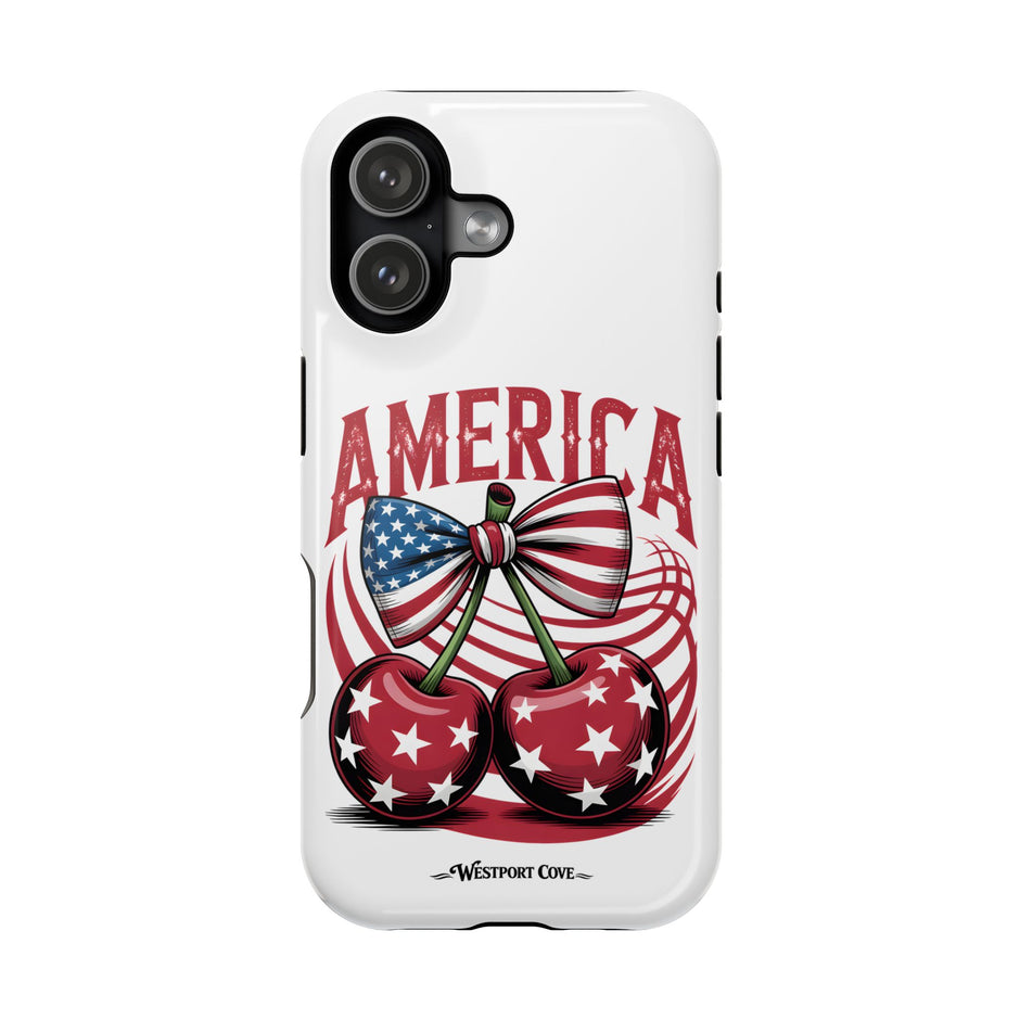 Patriotic Cherry - Extreme MagSafe Phone Case