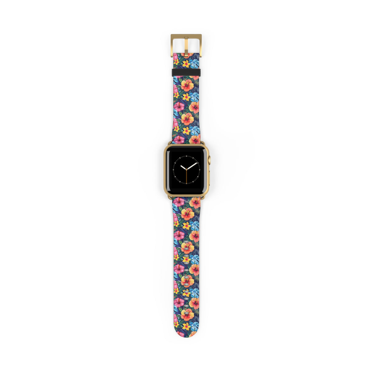 Floral Hibiscus - Apple Watch Band -Colorful Tropical Watch Strap