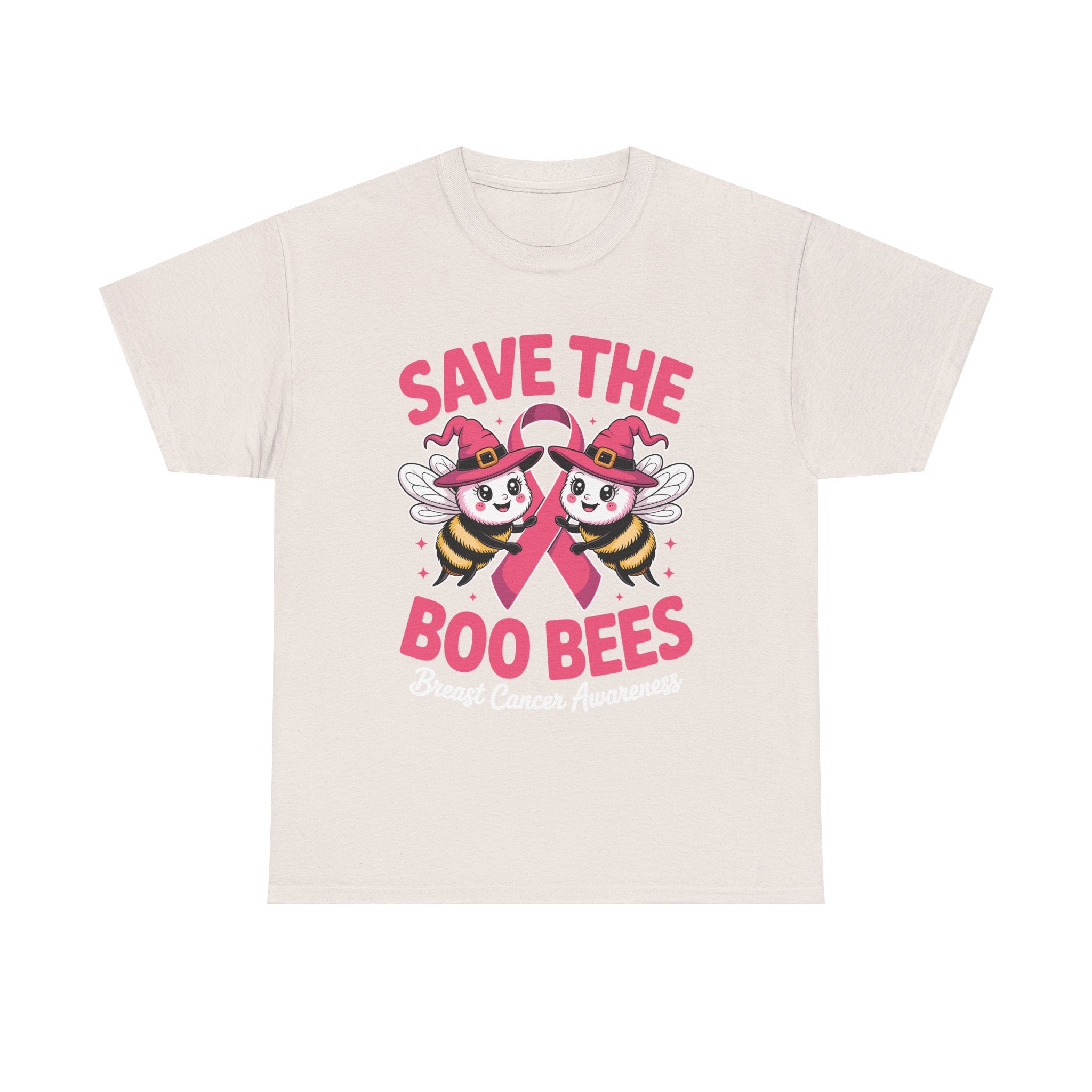 Save the Boo Bees T-Shirt — Breast Cancer Awareness Pink Ribbon Tee