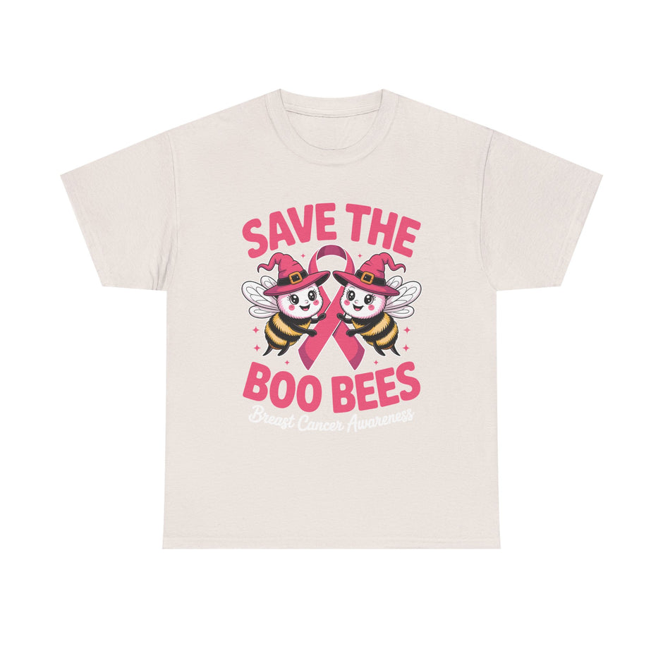 Save the Boo Bees T-Shirt — Breast Cancer Awareness Pink Ribbon Tee