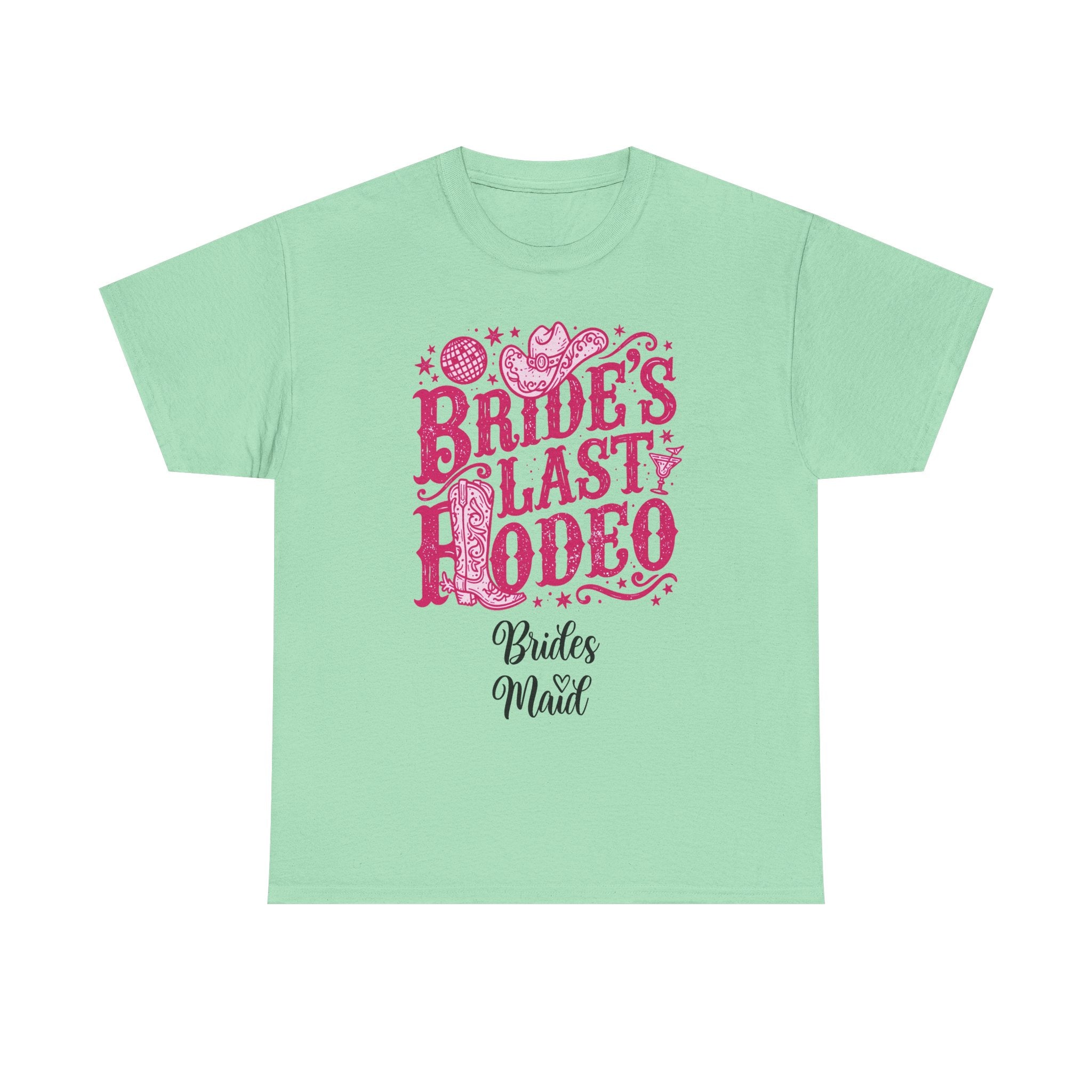 Bride’s Last Rodeo T-Shirt — Bachelorette Bridesmaid Party Western Tee