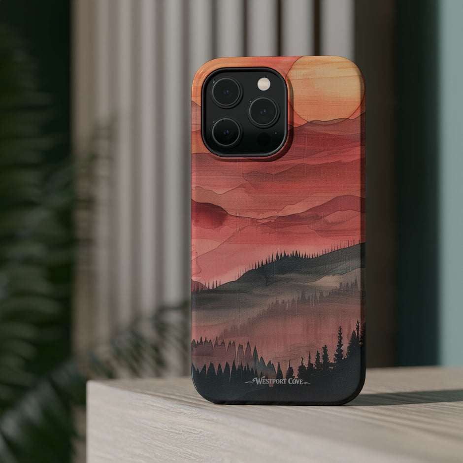 Sunset Mountain - Extreme MagSafe Phone Case