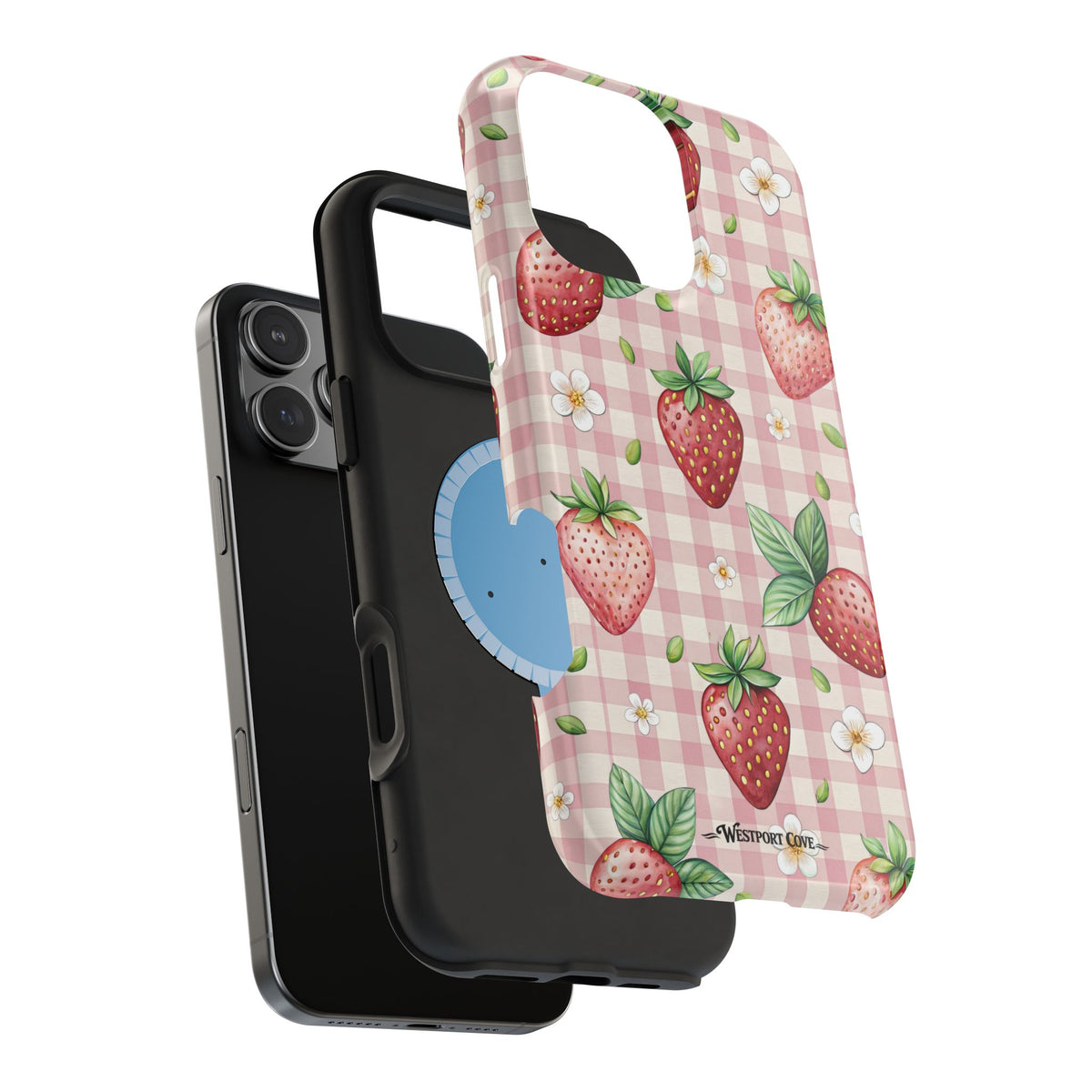 Strawberry Gingham - Extreme MagSafe Phone Case