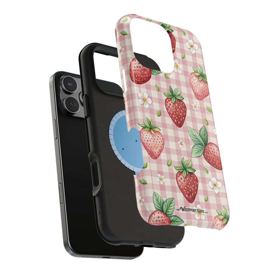 Strawberry Gingham - Extreme MagSafe Phone Case
