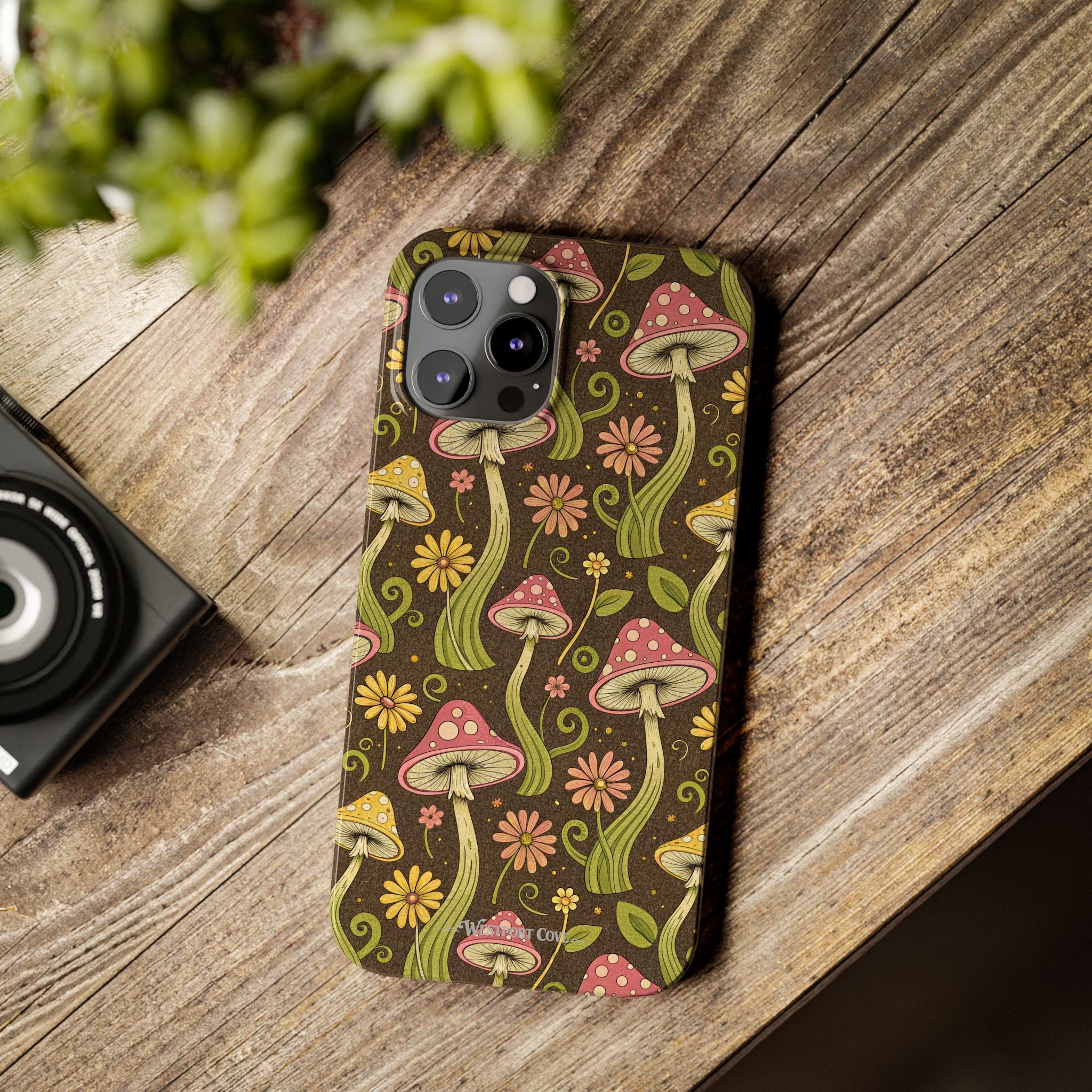 Magic Mushroom - Essential Phone Case – Retro Psychedelic Botanical Design