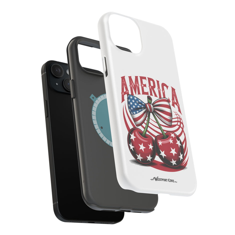 Patriotic Cherry - Extreme MagSafe Phone Case