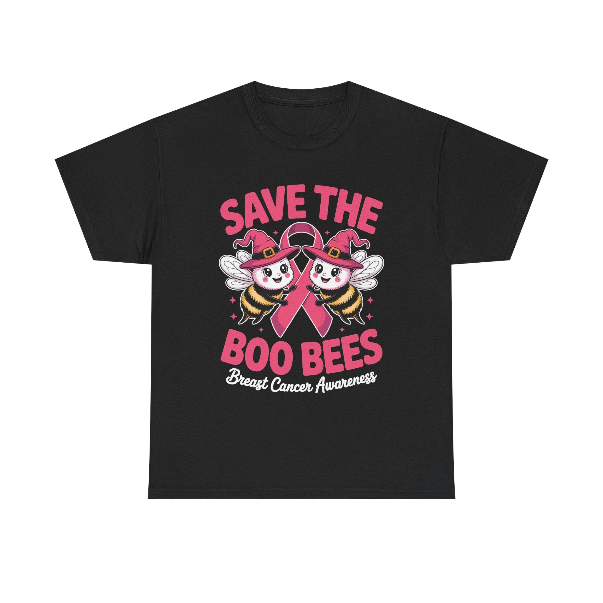 Save the Boo Bees T-Shirt — Breast Cancer Awareness Pink Ribbon Tee