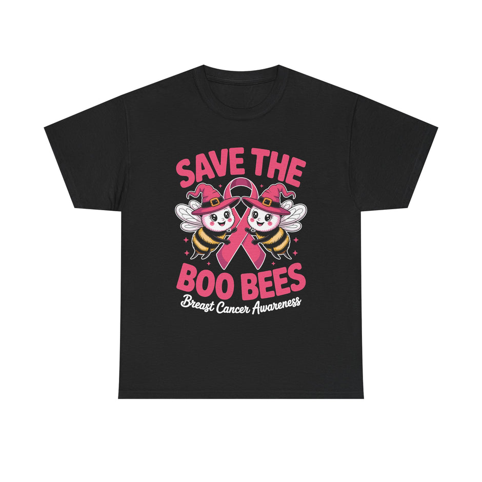 Save the Boo Bees T-Shirt — Breast Cancer Awareness Pink Ribbon Tee