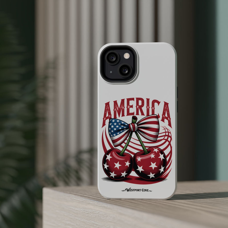 Patriotic Cherry - Extreme MagSafe Phone Case