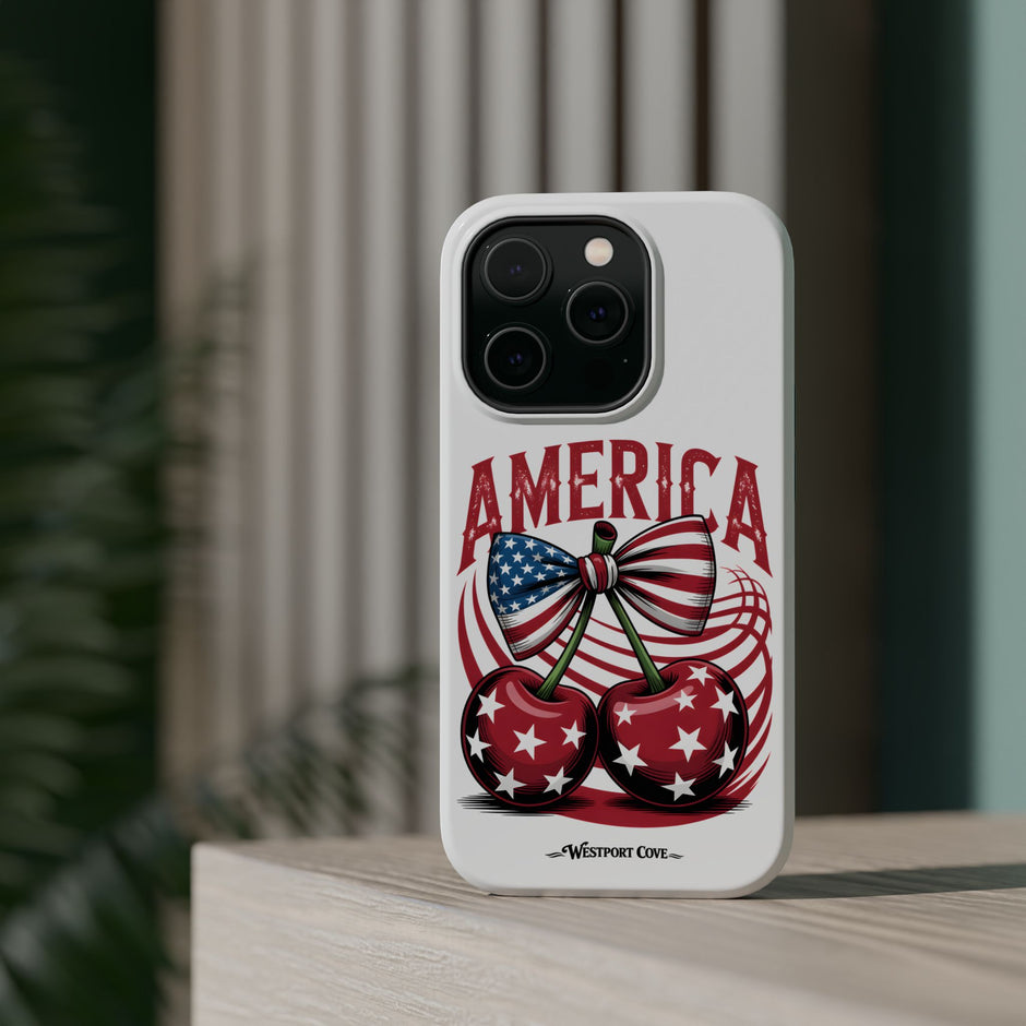 Patriotic Cherry - Extreme MagSafe Phone Case