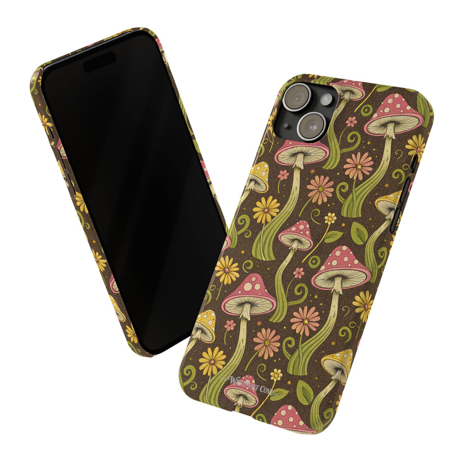 Magic Mushroom - Essential Phone Case – Retro Psychedelic Botanical Design