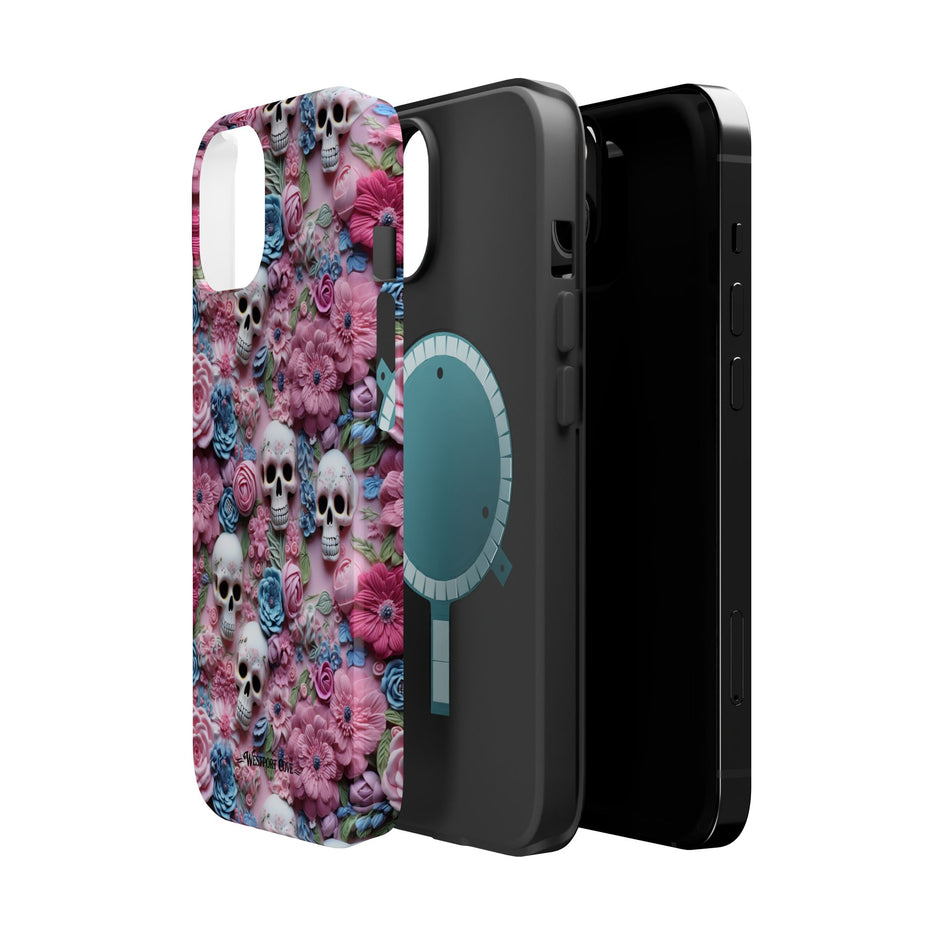 Floral Skull - Extreme MagSafe Phone Case