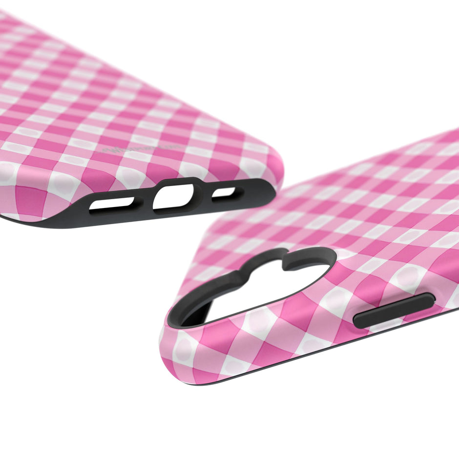 Pink Gingham - Extreme Phone Case