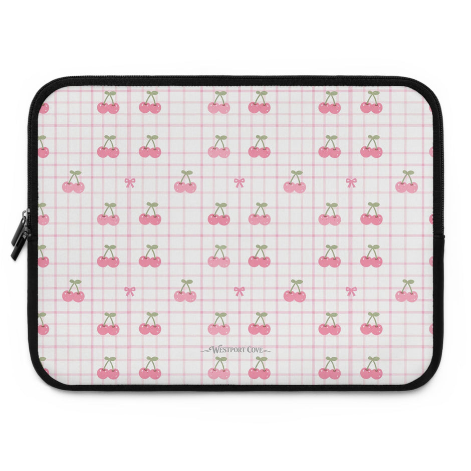 Cherry Ice Cream Smile - Safe Harbor Laptop Sleeve