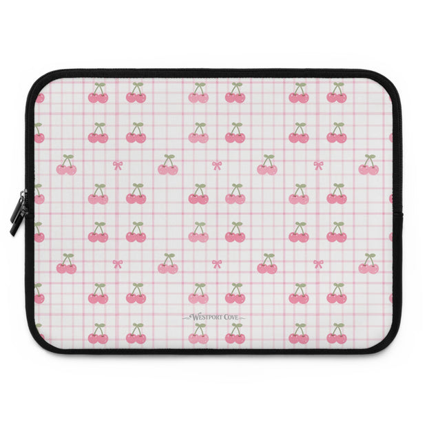 Cherry Ice Cream Smile - Safe Harbor Laptop Sleeve