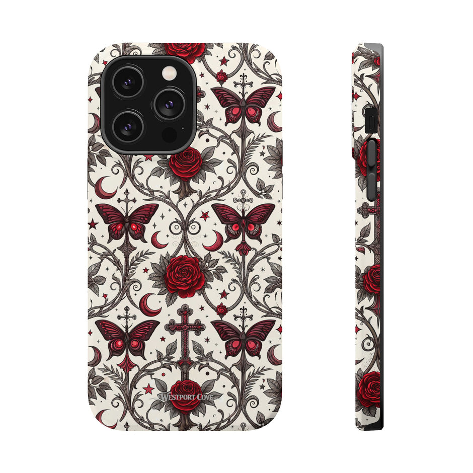 Rose & Butterfly - Extreme MagSafe Phone Case