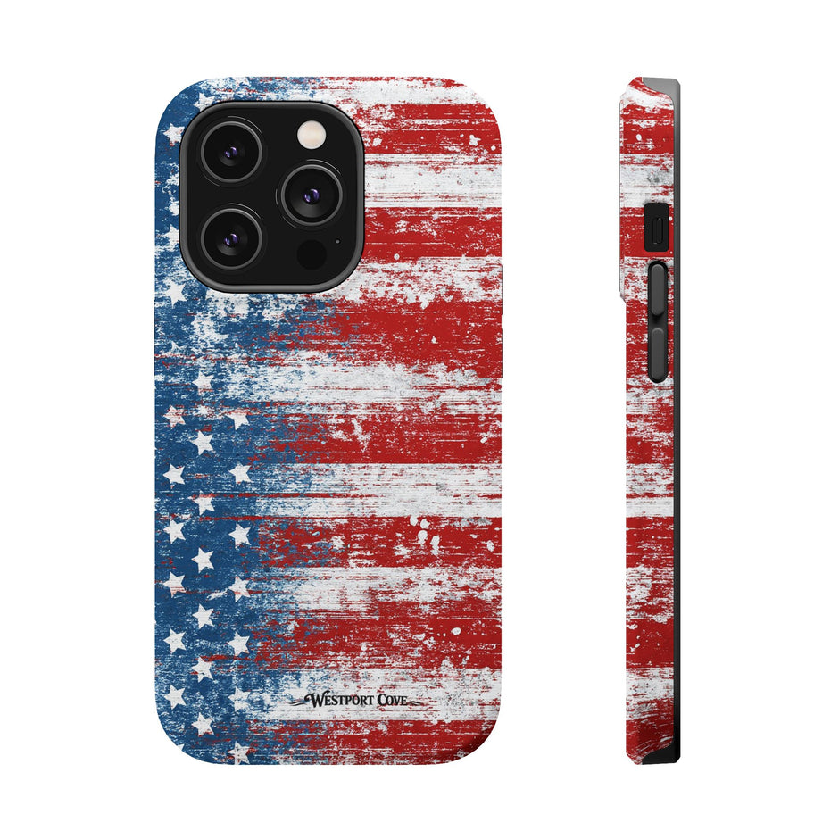 American Flag Distressed - Extreme MagSafe Phone Case